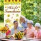 Summer Sunflower Door Decoration Banner Hello Sunshine Door Cover Banner Seasonal Welcome Door Cover for Indoor Outdoor Summer Sunflower Party Supplies